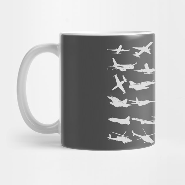 Military's Fastest Jet Fighters Aircrafts Planes Birthday Gift by GBDesigner